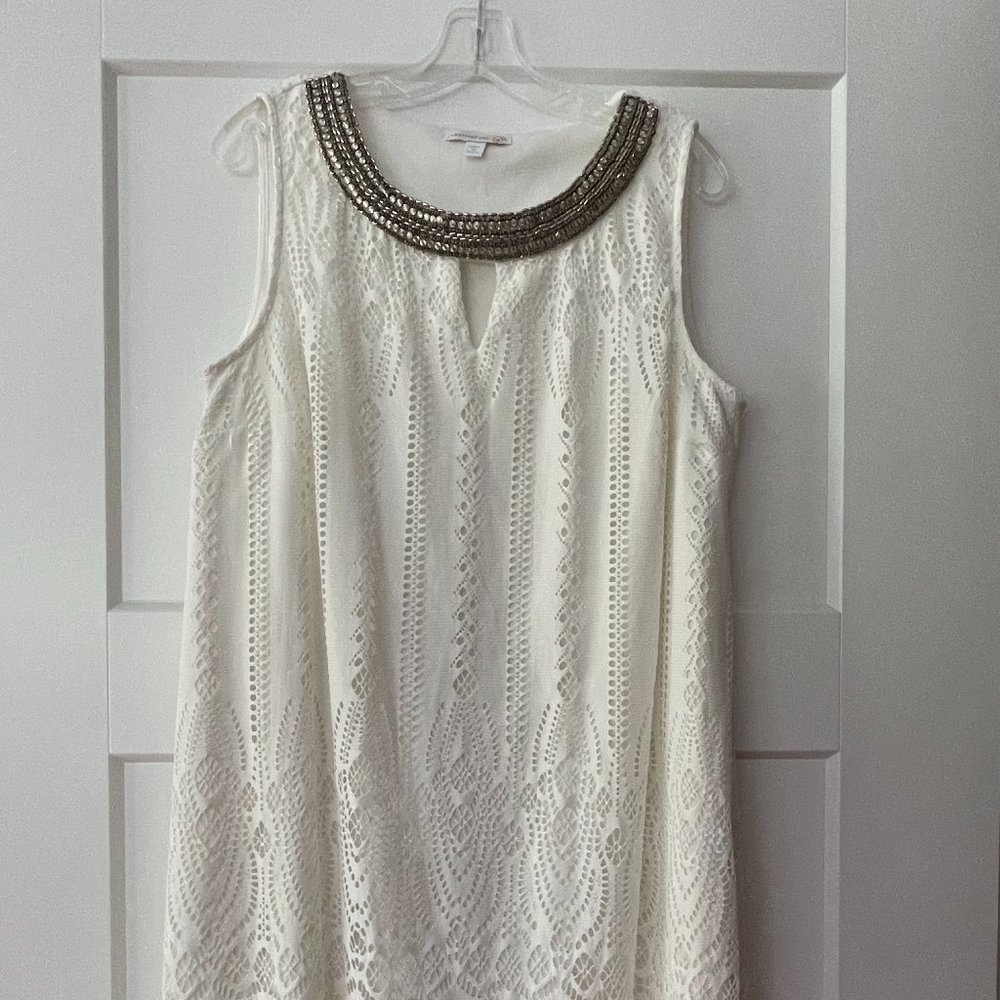 Westport 1962 Lace Dress with Beaded Collar